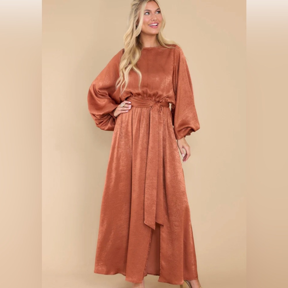 Terracotta Maxi dress